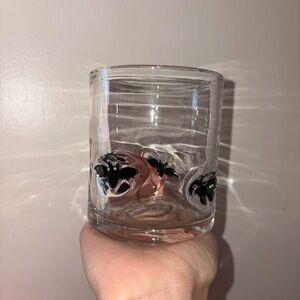Bat Halloween Glass Tumbler